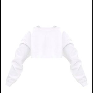 White Ultimate Cropped Sweater